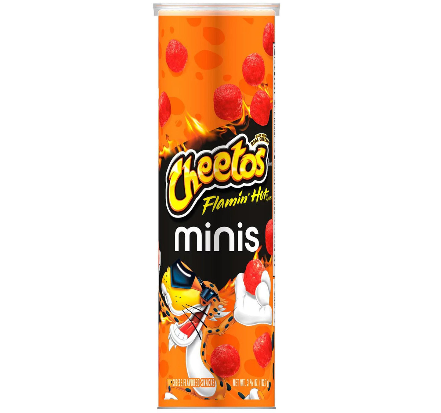 Cheetos Flamin' Hot Minis Cheese Flavored Snacks 102.7 g