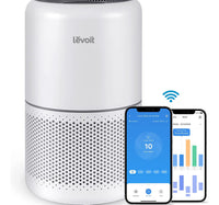 جهاز تنقية الهواء الذكي Levoit، تغطية الغرفة 50 مترًا مربعًا، أبيض، Core 300S