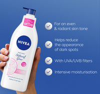 Nivea Body Lotion for Normal to Dry Skin Natural Glow with Vitamin C and UV Filter 400 ml