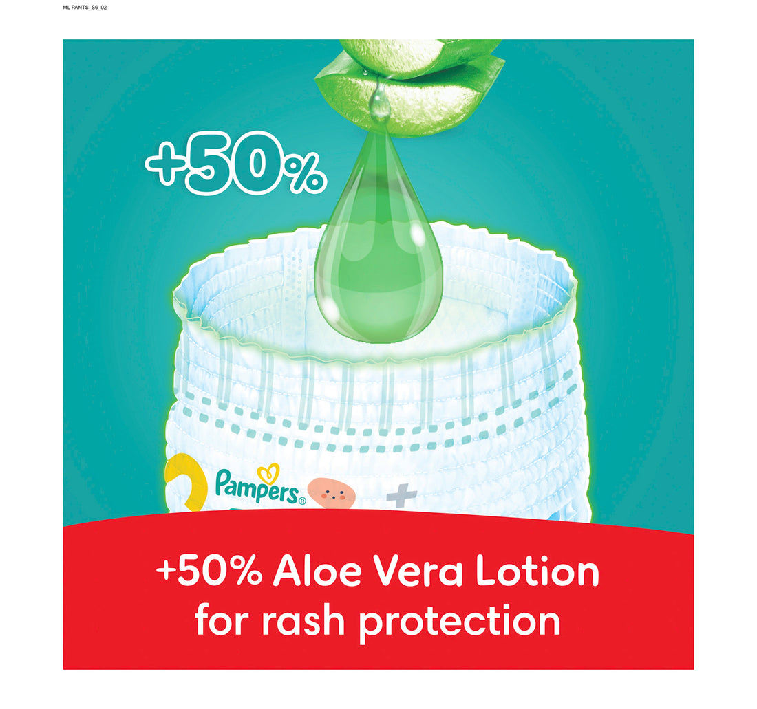 Pampers Rash Protection Pants Diapers, Size 6, 16+kg, Value Pack, 19 pcs