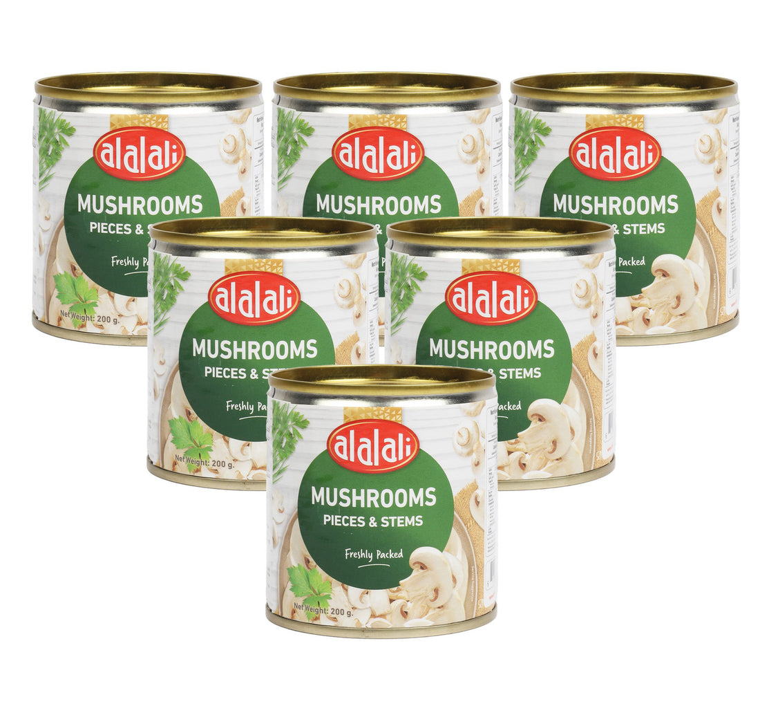 Al Alali Mushrooms Pieces & Stems 6 x 200 g