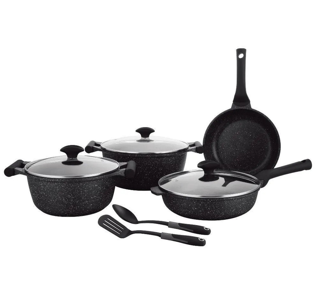 Prestige Essentials Cookware Set, 9 pcs + Pots and Pan Set, 80989
