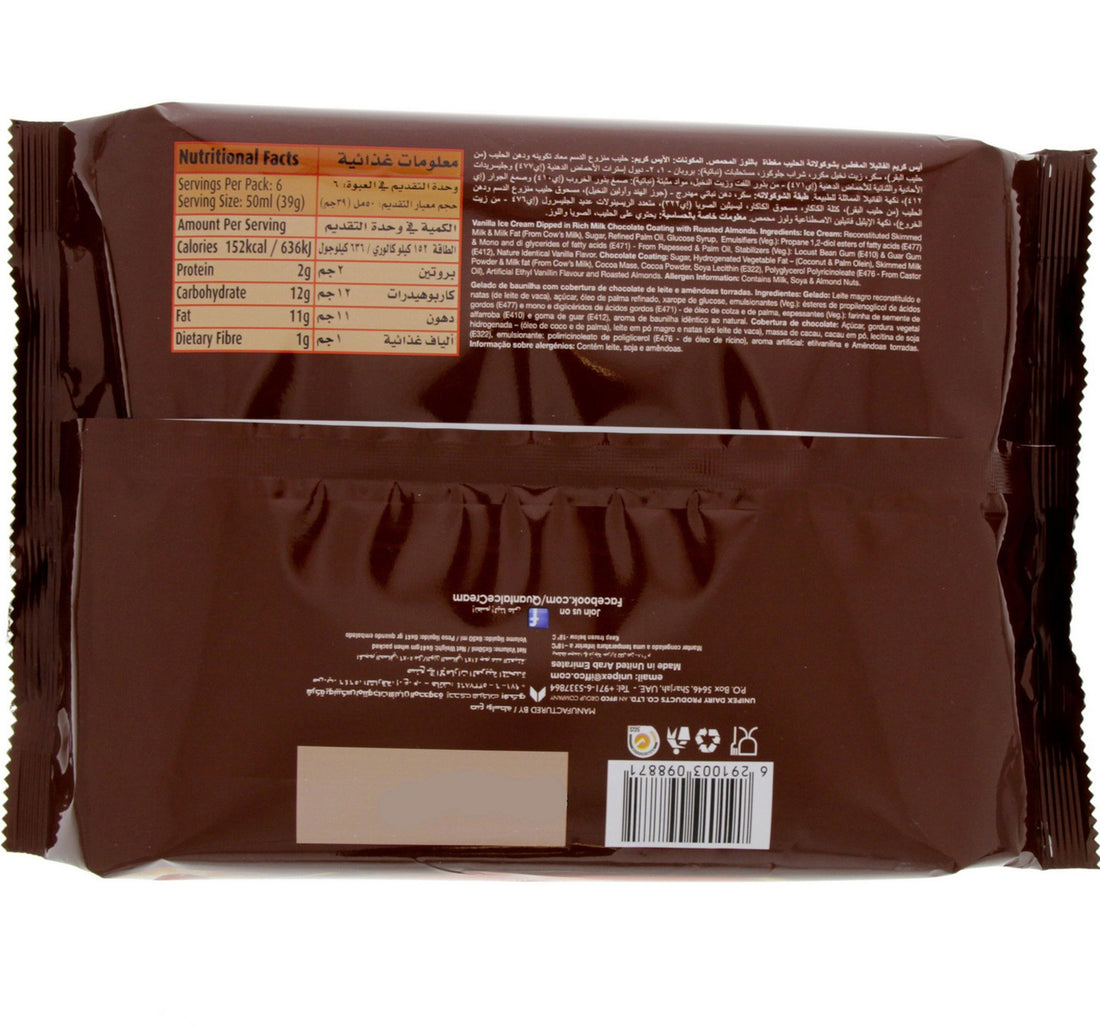 Quanta Mini Almond Ice Cream Stick 6 x 50 ml