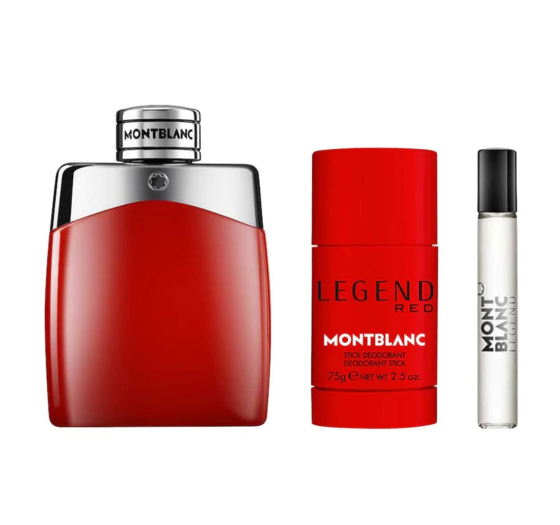 Legend Red Set Eau De Parfum For Men 100ml + 75 Gram Deostick + EDP, 7.5ml