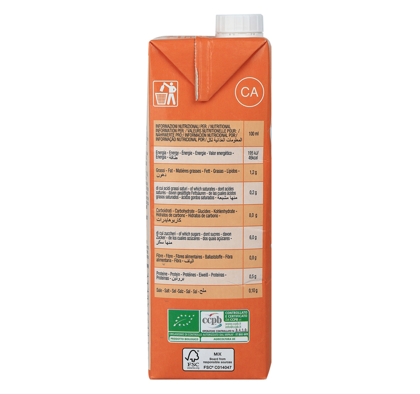 Ecolife Organic Oat Drink Natural 1 Litre