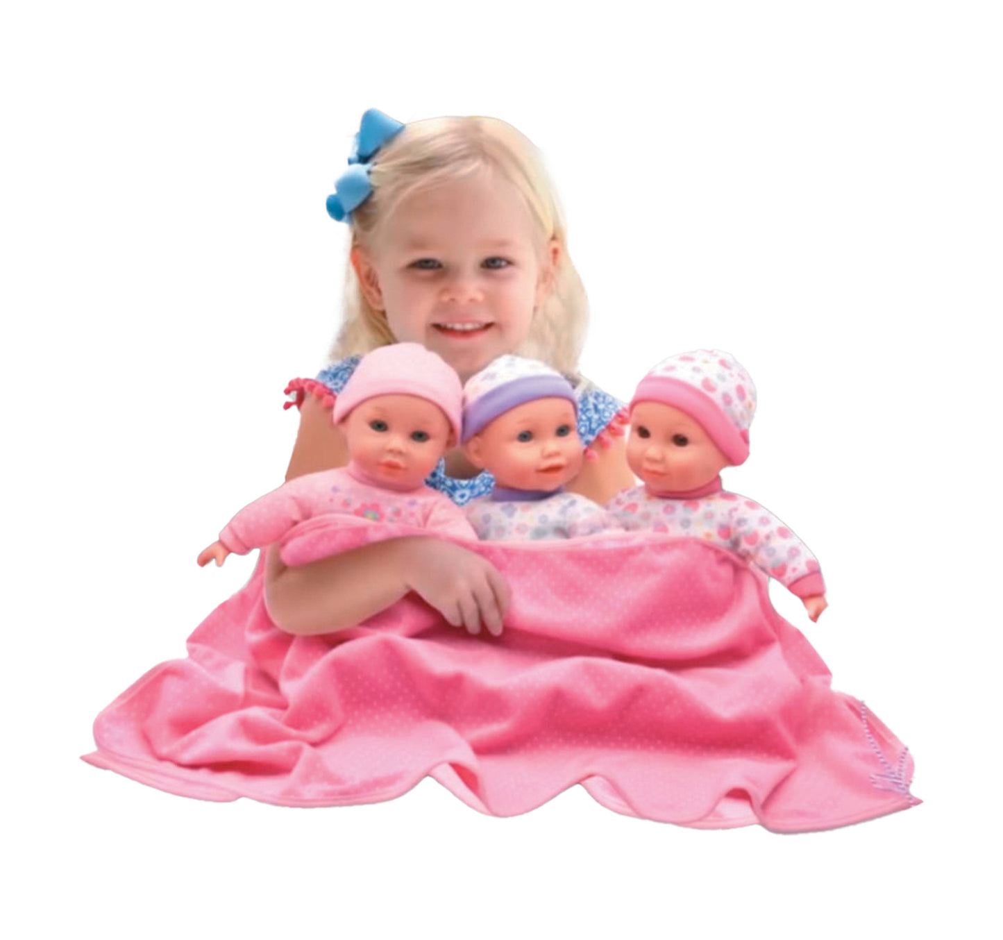 Toy Pro Battery Operated baby Amoura lovable Triplets 36cm 3883