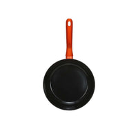 Chefline Induction Base Ceramic Natural Coating Fry Pan, 24 cm, Red, DZJ24