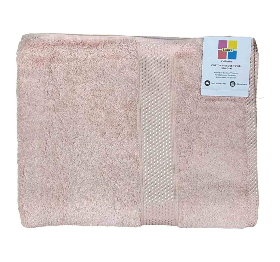 Laura Bath Towel 90x150 cm Soft Pink