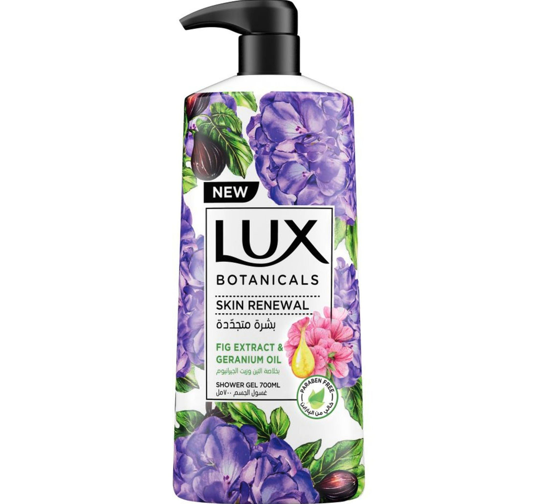 Lux Botanicals Skin Renewal Body Wash Fig Extract And Geranium Oil 700 ml
