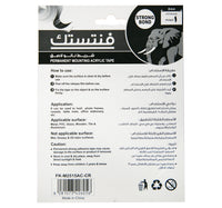 Fantastick Acrylic Double-Sided Tape, Transparent, 25 mm x 1.5m