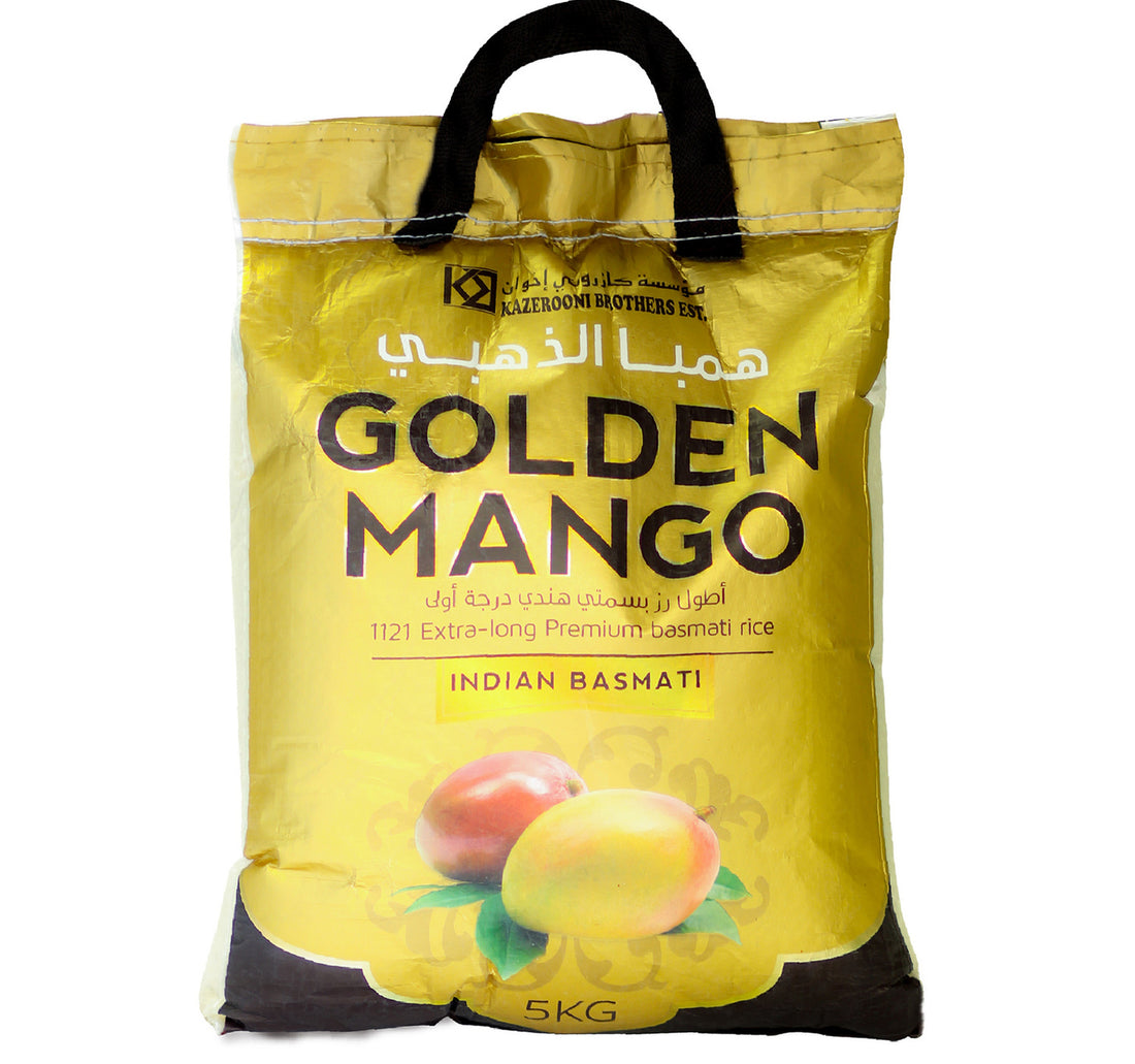 Golden Mango Premium 1121 Indian Basmati Rice 5 kg