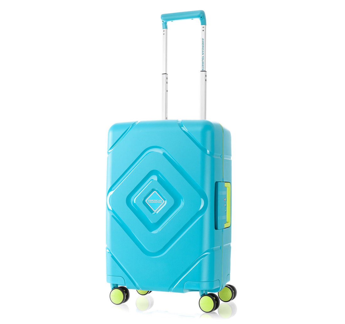 American Tourister Trigard 4Wheel Hard Trolley 55cm Blue