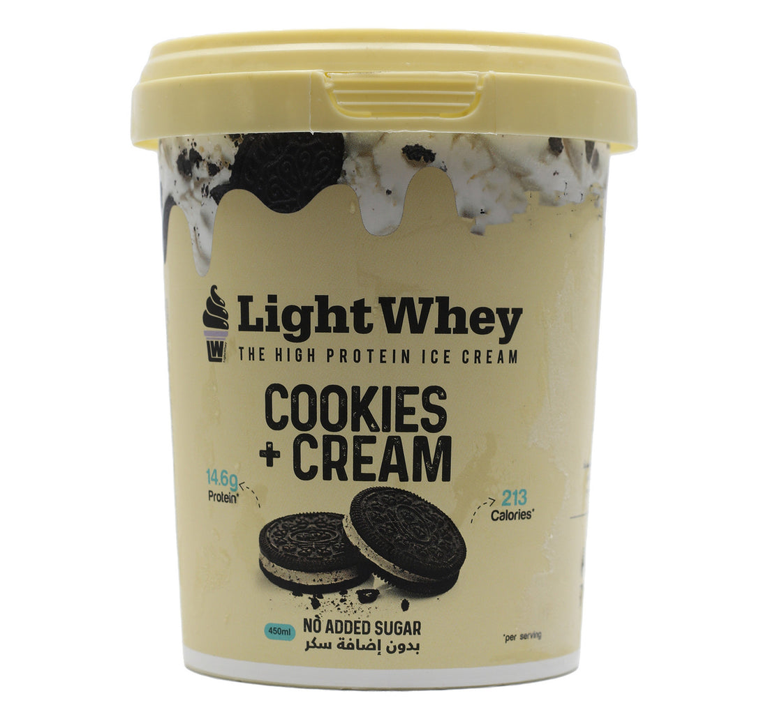 Light Whey Cookies & Cream Ice Cream 450 ml