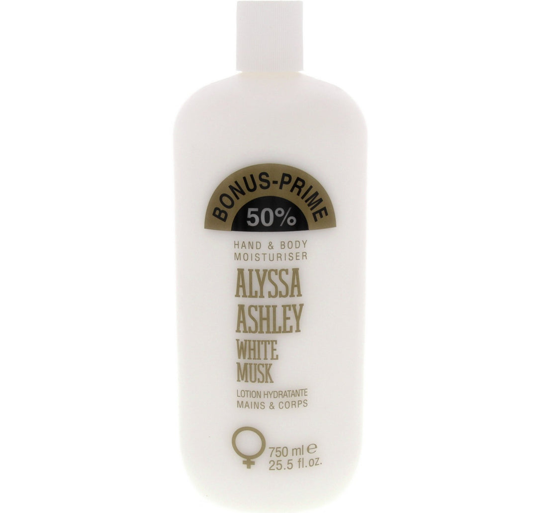 Alyssa Ashley White Musk Body Lotion 500 ml + 50% Extra
