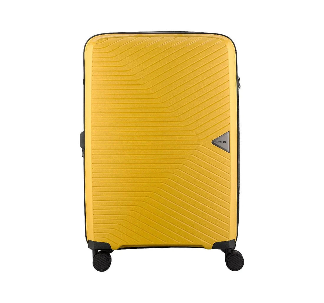 Wenger 4 Wheel Hard Trolley 612377 80cm Yellow