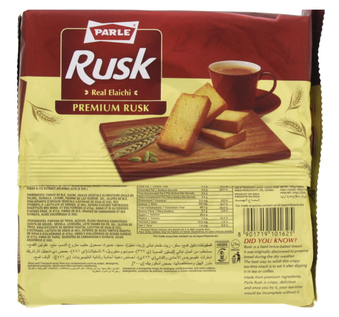 Parle Premium Rusk Elaichi 200 g