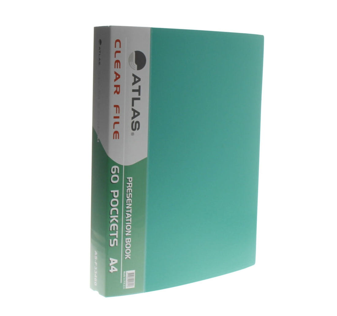 Atlas Clear File A4 60 Pockets