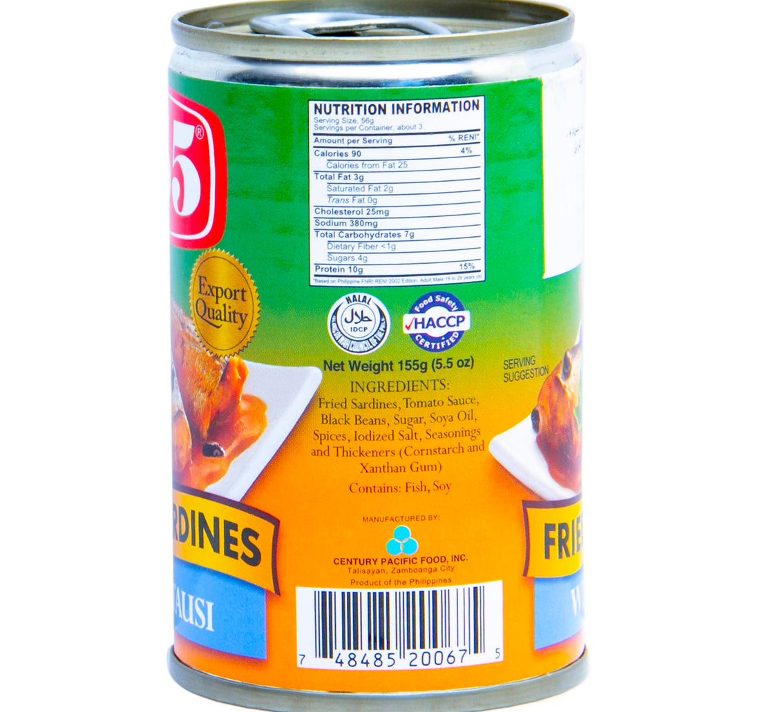 555 Fried Sardines With Tausi 155 g