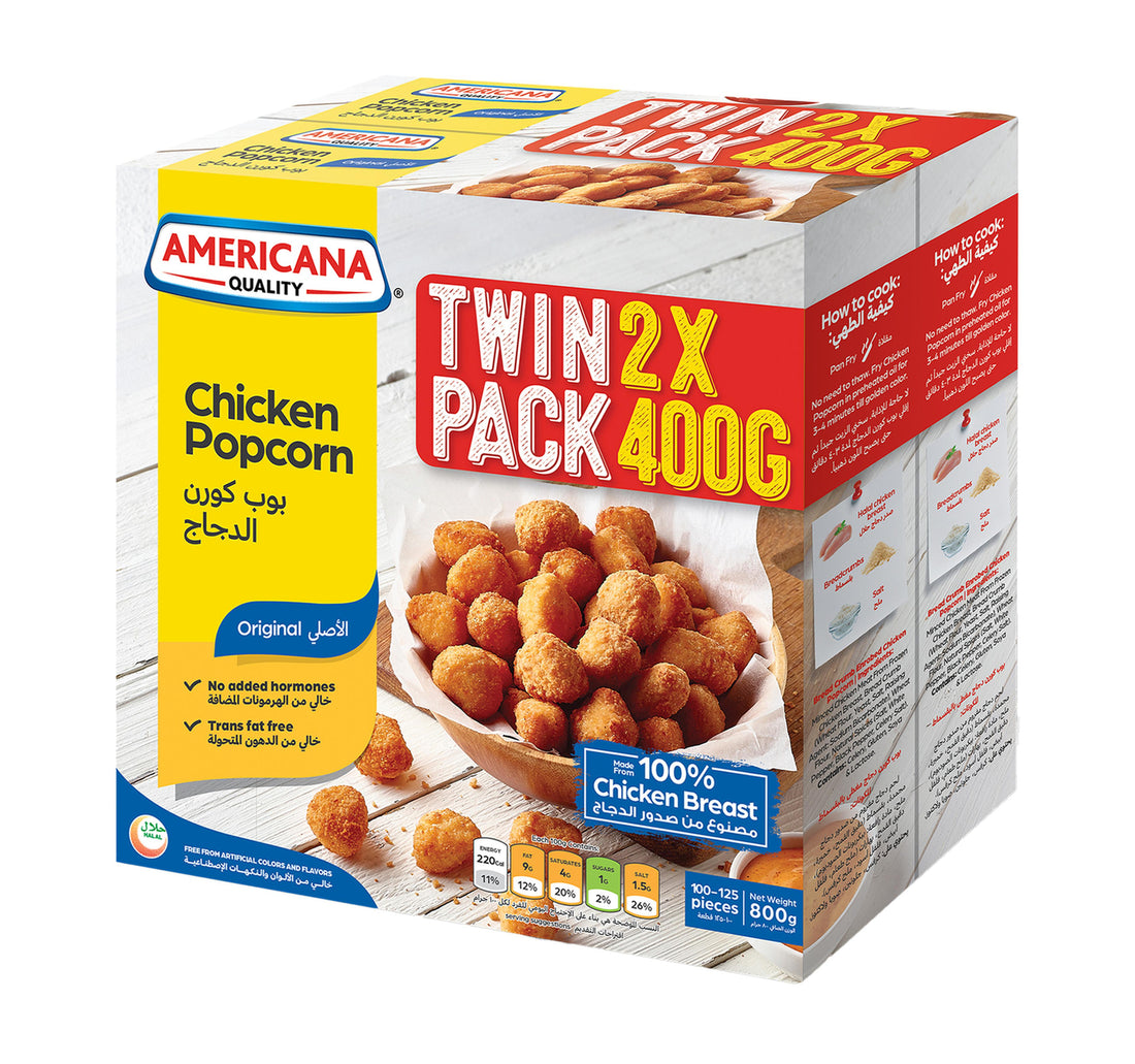 Americana Chicken Popcorn 2 x 400 g