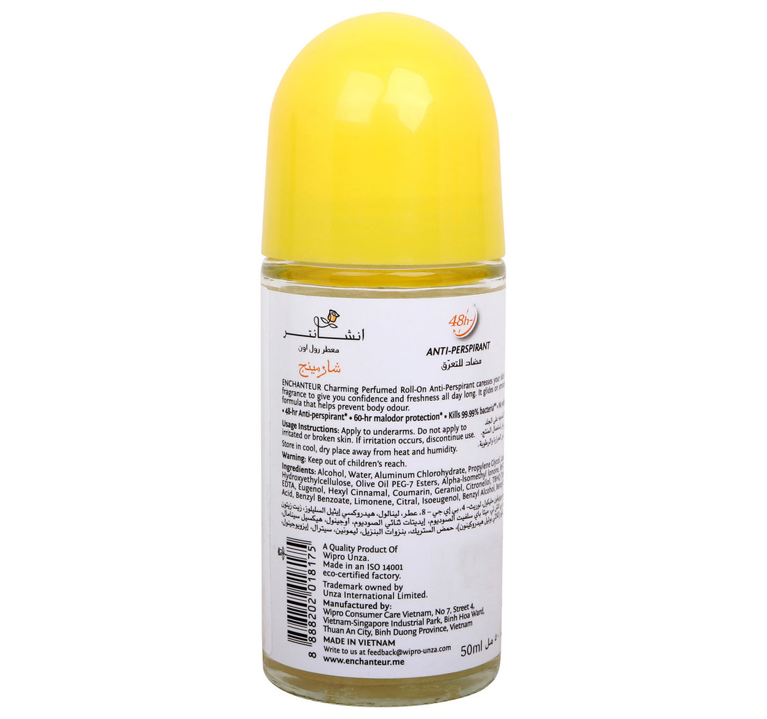Enchanteur Charming Perfumed Deo Roll On 50 ml