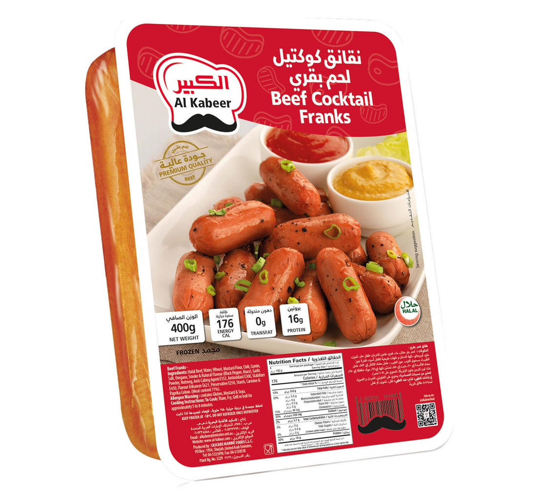 Al Kabeer Beef Cocktail Sausages 400 g