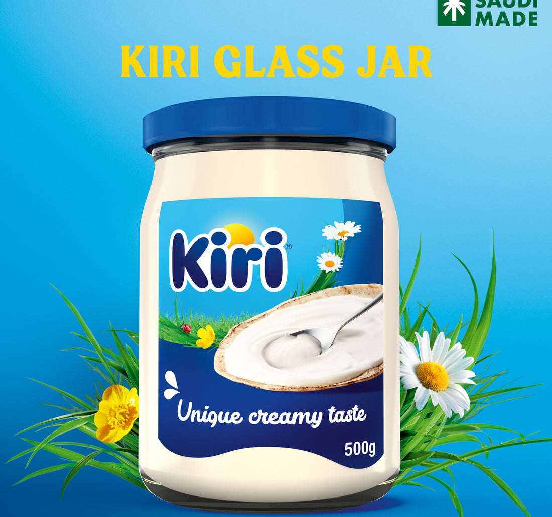 Kiri White Cheese Glass Jar Value Pack 2 x 500 g