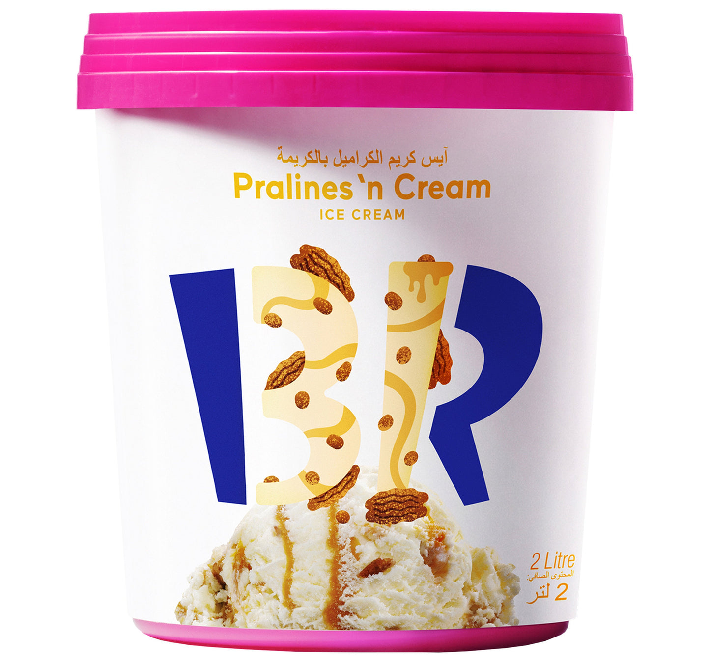 Baskin Robbins Pralines N Cream Ice Cream 2 Litres