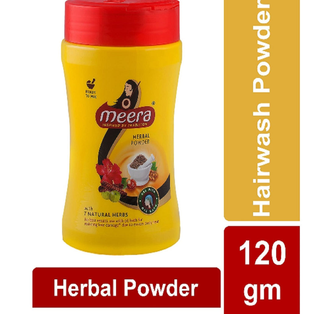 Meera Hair Wash Herbal Powder 120 g
