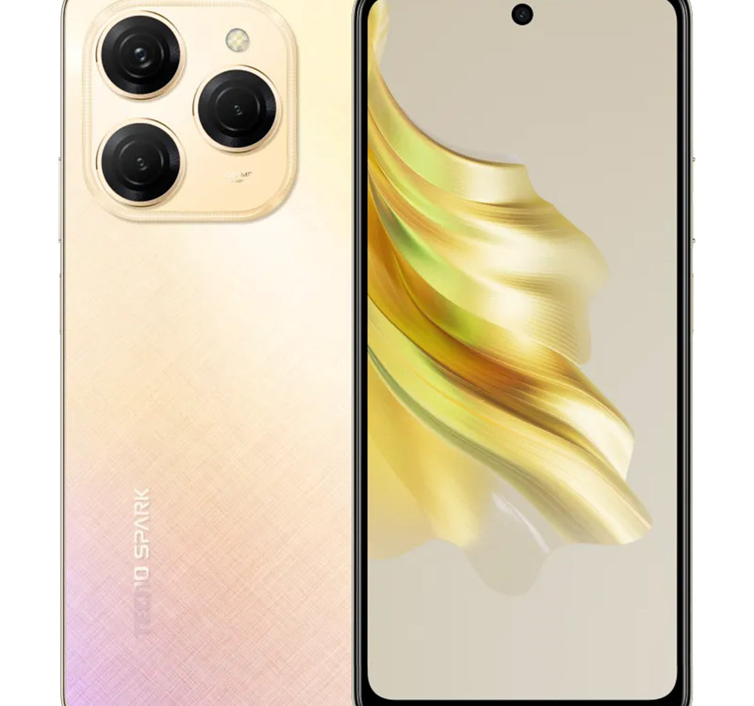 Tecno Mobile KJ6 Spark 20 Pro 4G Smartphone, 12 GB RAM, 256 GB storage, Sunset Blush