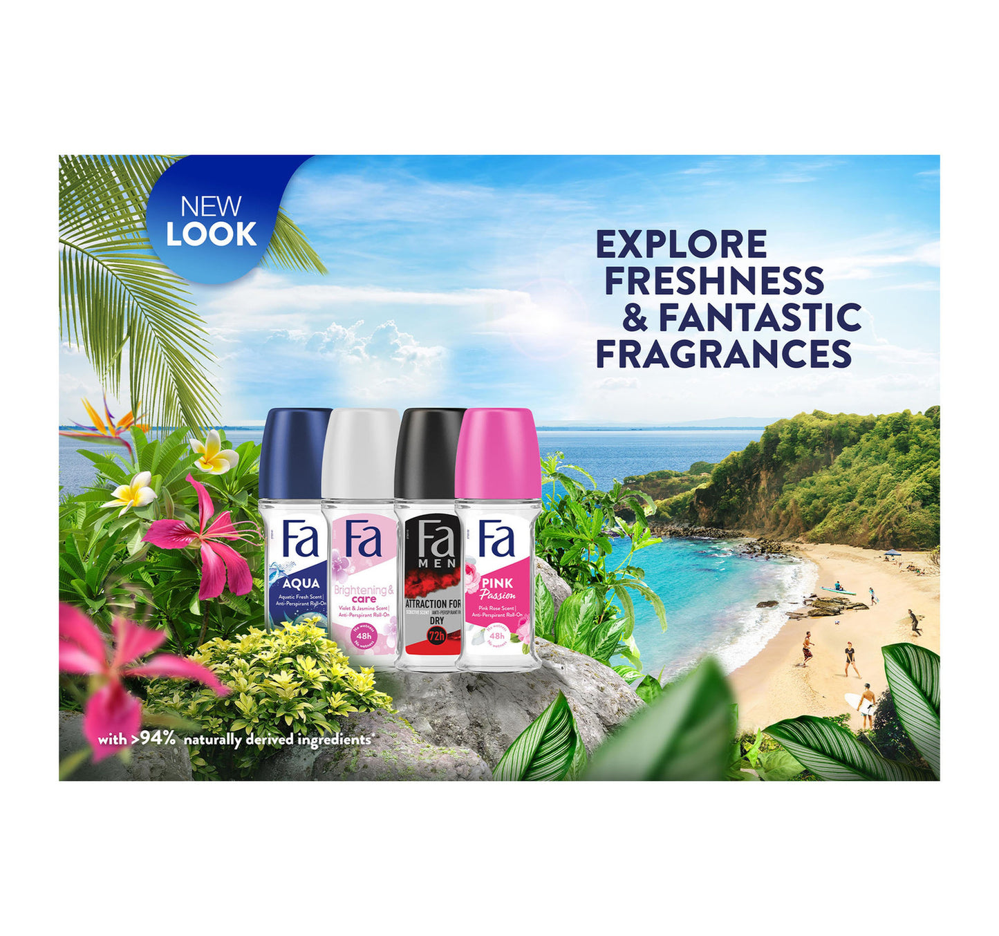 Fa Caribbean Wave Roll On Deodorant 50 ml