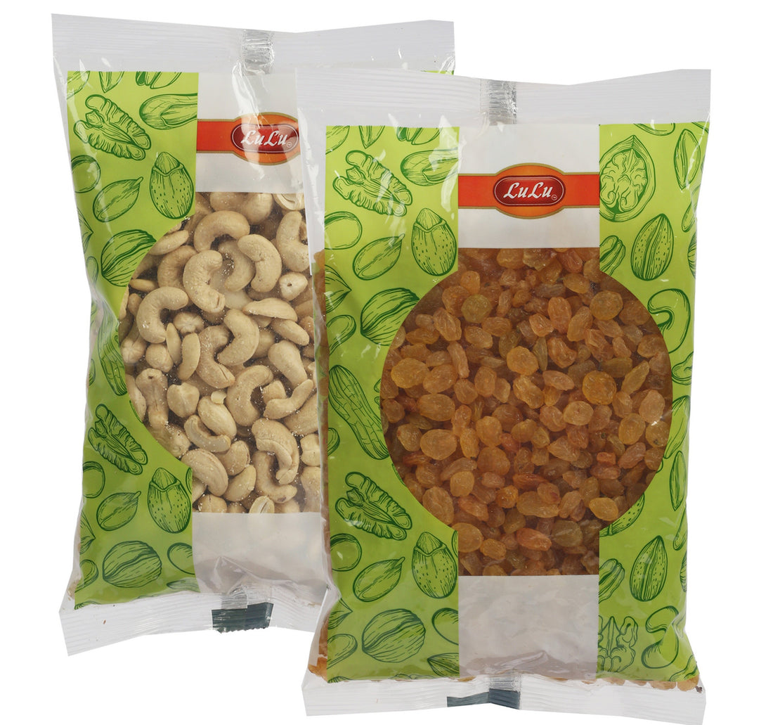 LuLu Cashew Nut 500 g + Raisins 500 g