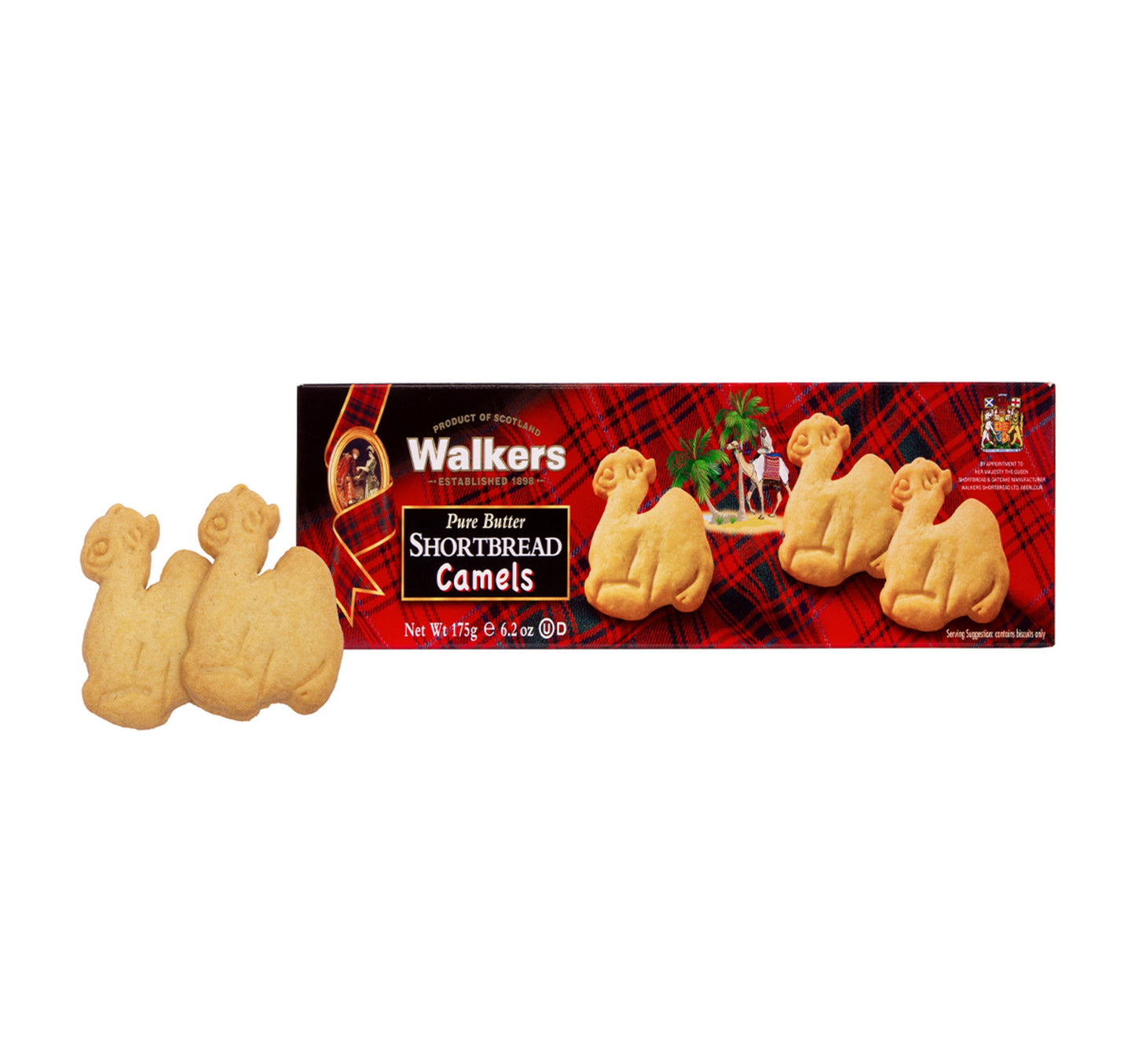 Walkers Pure Butter Shortbread Camels 175 g