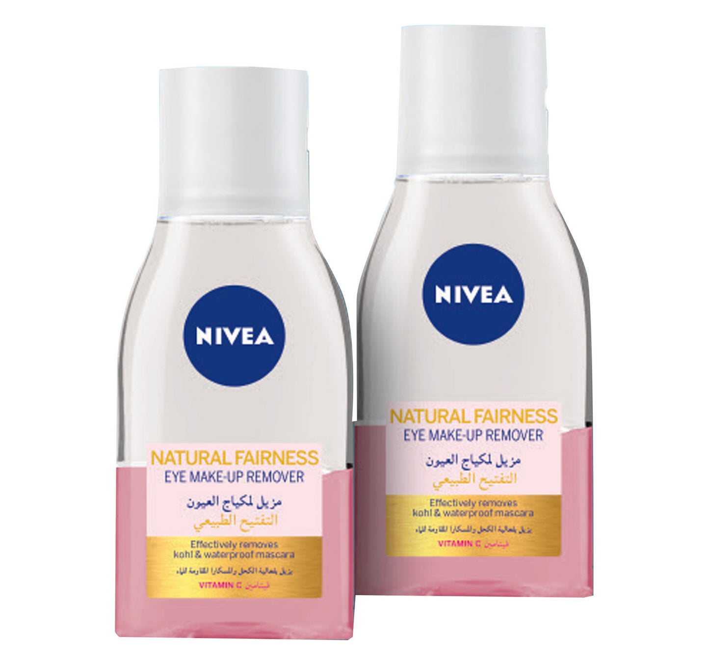 Nivea Eye Make Up Remover Natural Fairness 2 x 125 ml