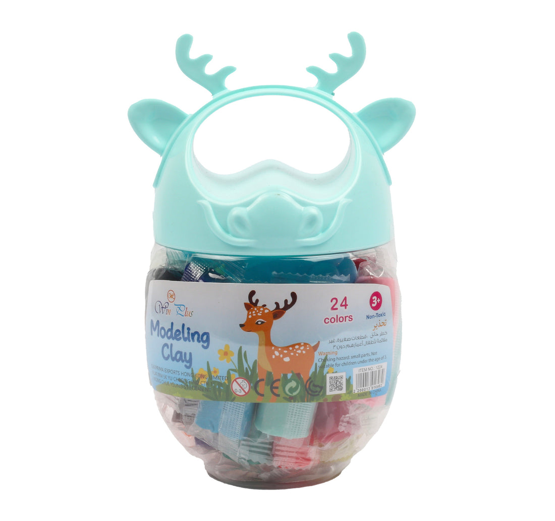 Win Plus Modeling Clay 1224 24 x 18g + 6 Mold