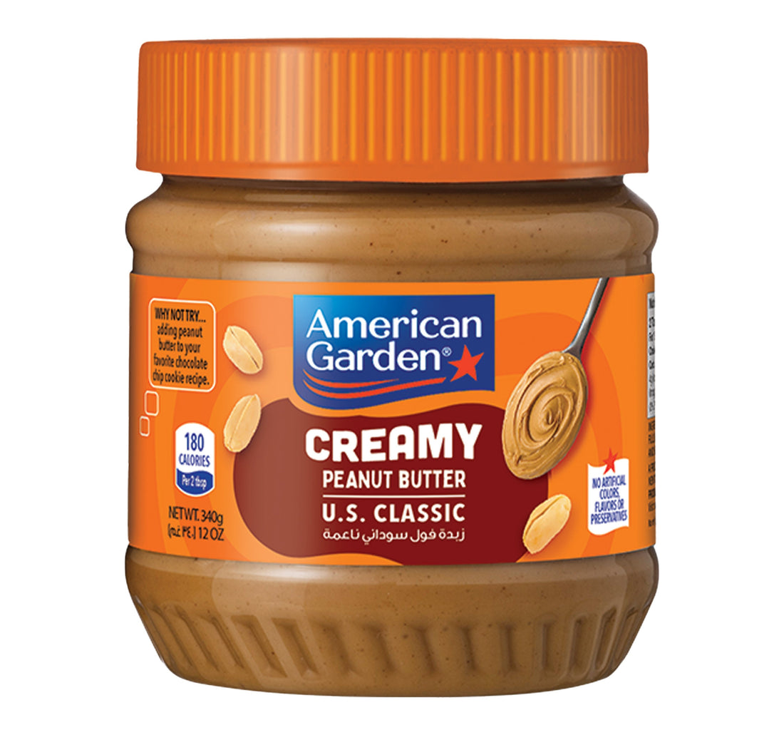 American Garden Vegan & Gluten Free Creamy Peanut Butter 340 g