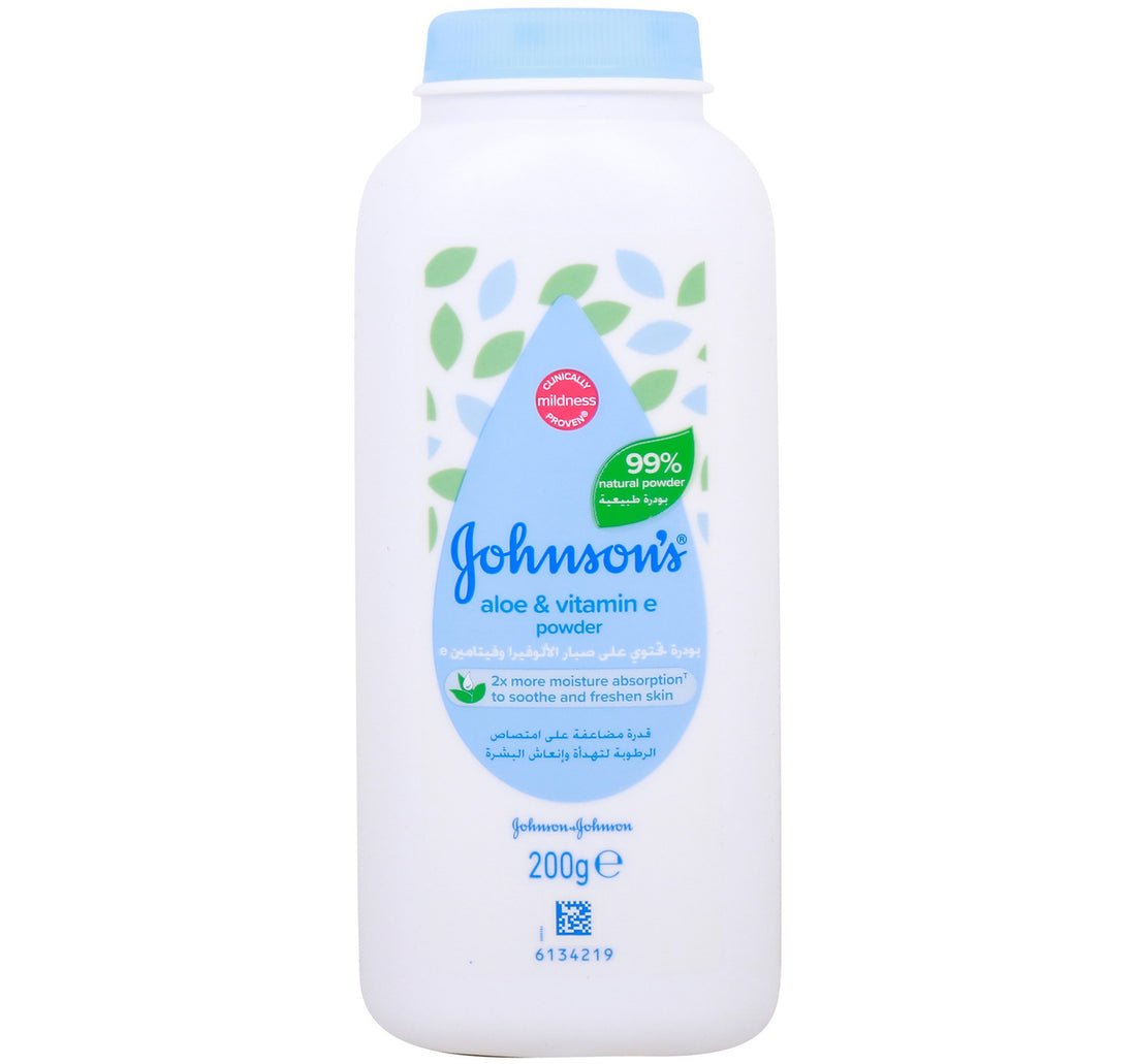 Johnson's Baby Powder Aloe & Vitamin E 200 g