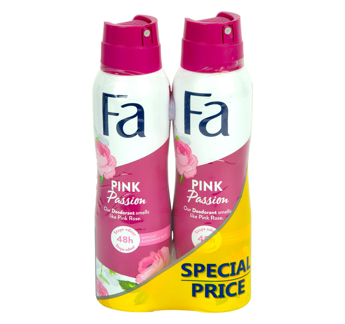 Fa Pink Passion Deodorant Spray Value Pack 2 x 150 ml