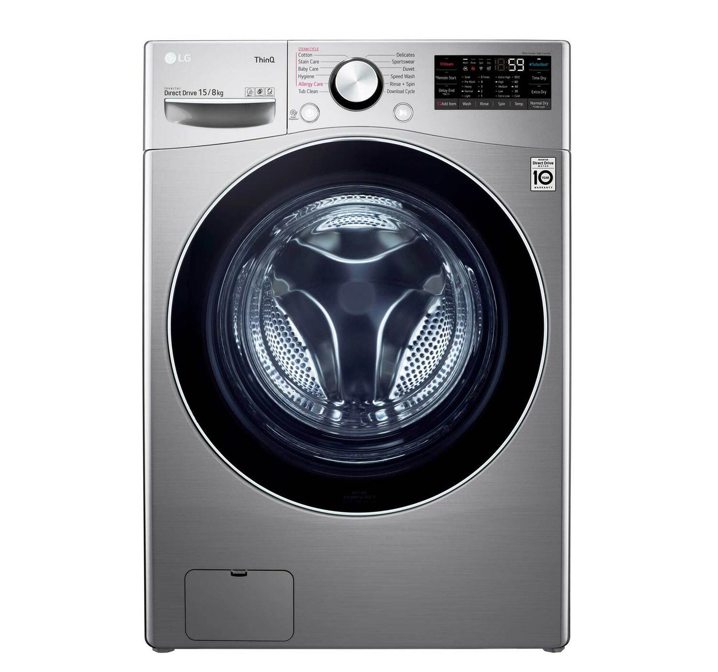 LG Front Load Washer & Dryer F15L9DGD 15/8KG