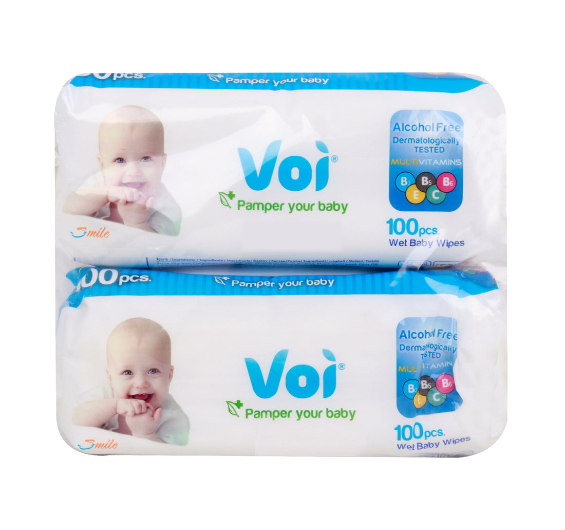 Voi Baby Wet Wipes Skin Balance 2 x 100pcs