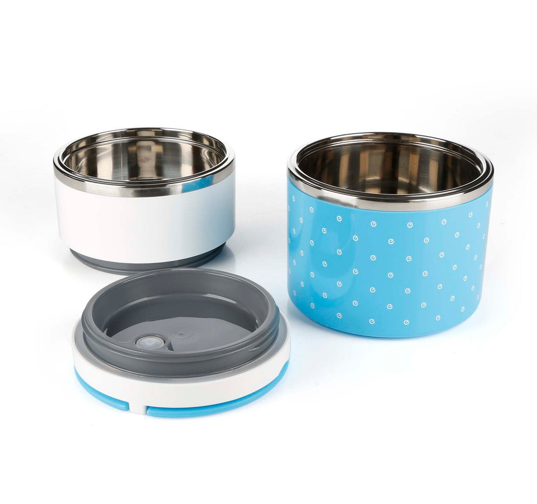 Win Plus Two Layers Lunch Box 6514 1.5Ltr Assorted Color