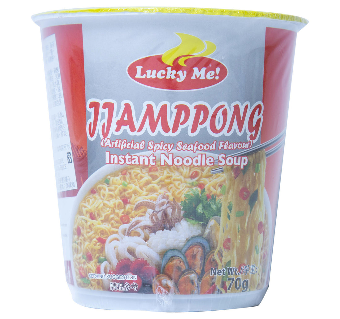 Lucky Me Jjamppong Spicy Instant Noodle Soup 70 g