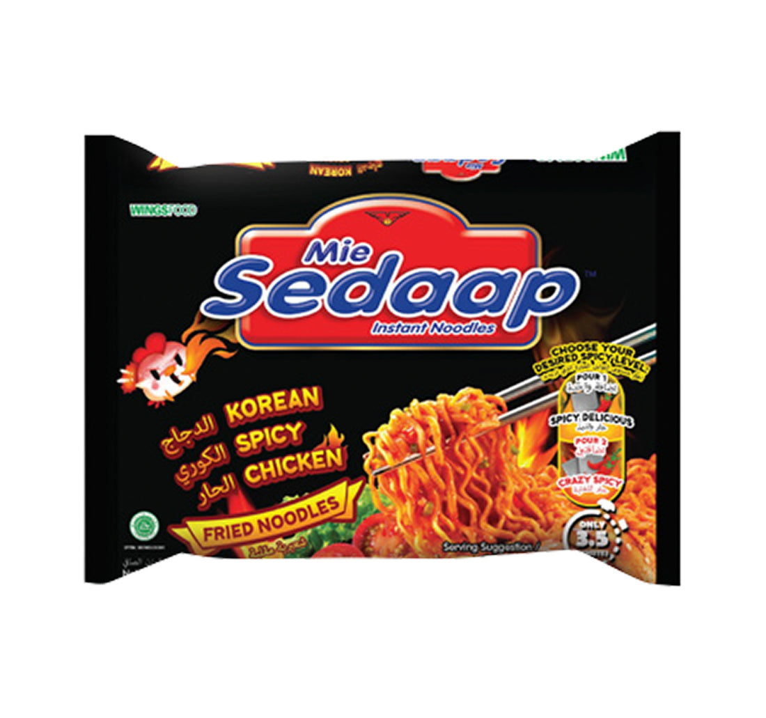 Mie Sedaap Korean Spicy Chicken Noodles 5 x 87 g