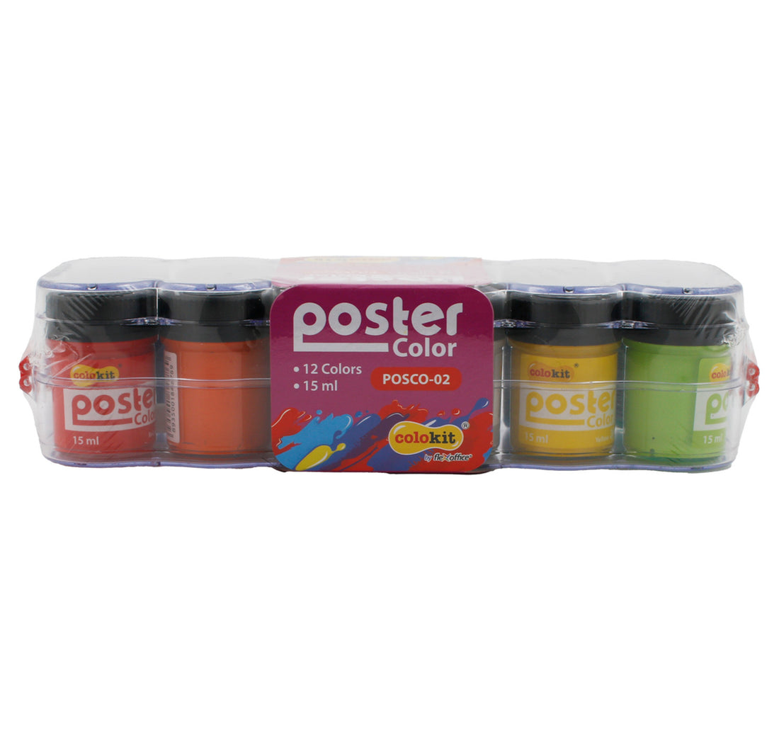 Flex Office Poster Color Kit, 12 pcs, 314197