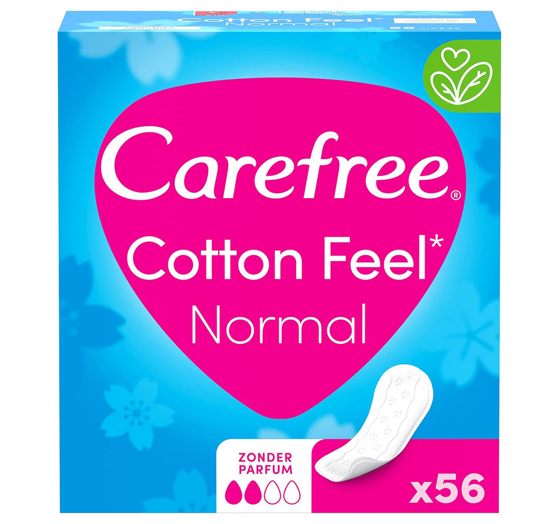Carefree Panty Liners Cotton Unscented 56 pcs