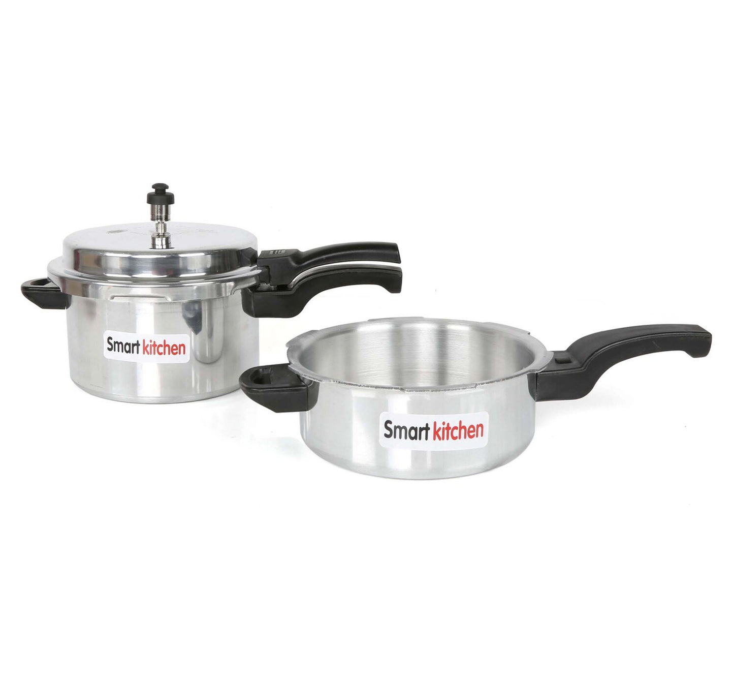 Smart Kitchen Aluminium Pressure Cooker 5Ltr + 3Ltr INDP