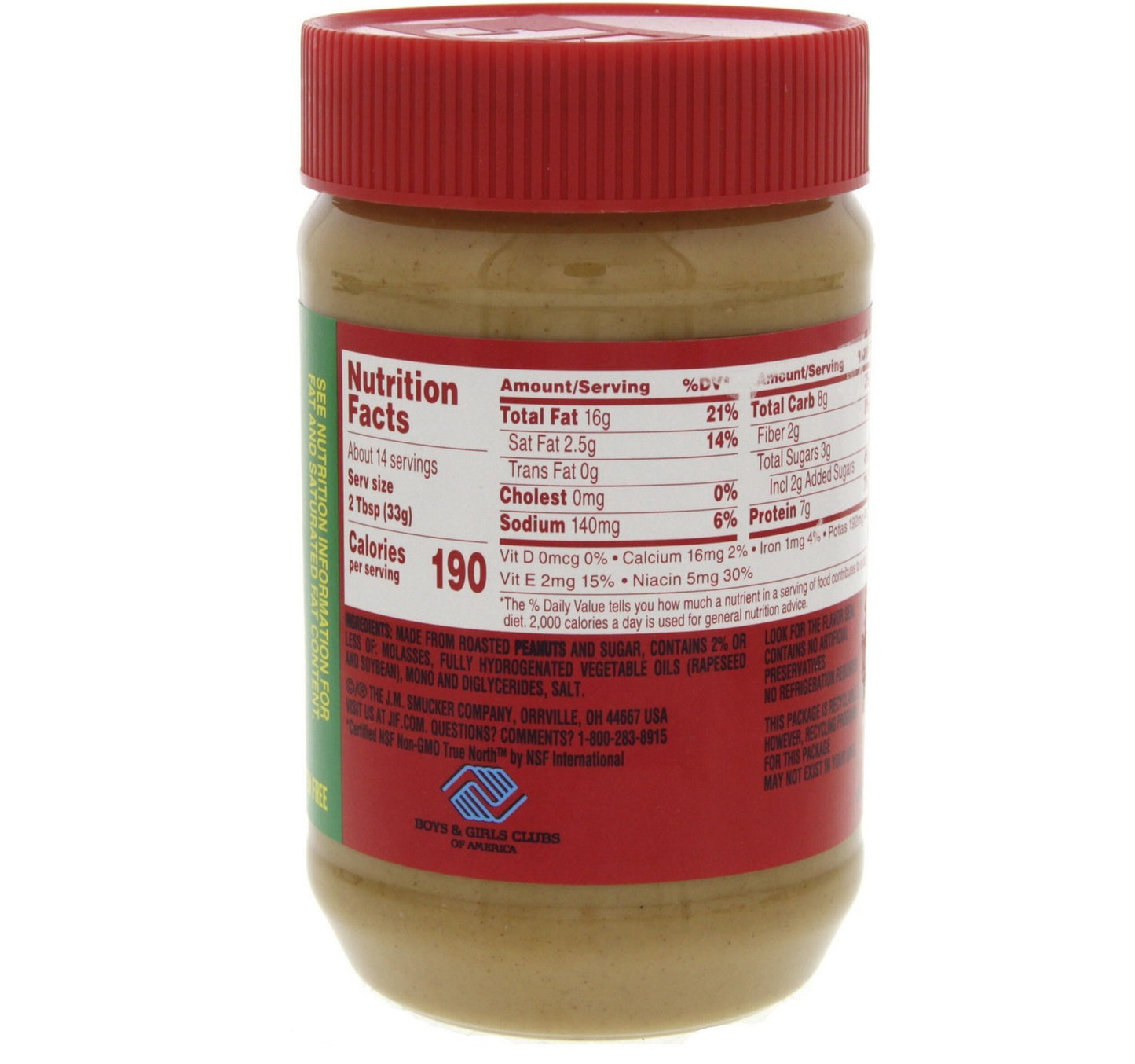 Jif Creamy Peanut Butter 454 g