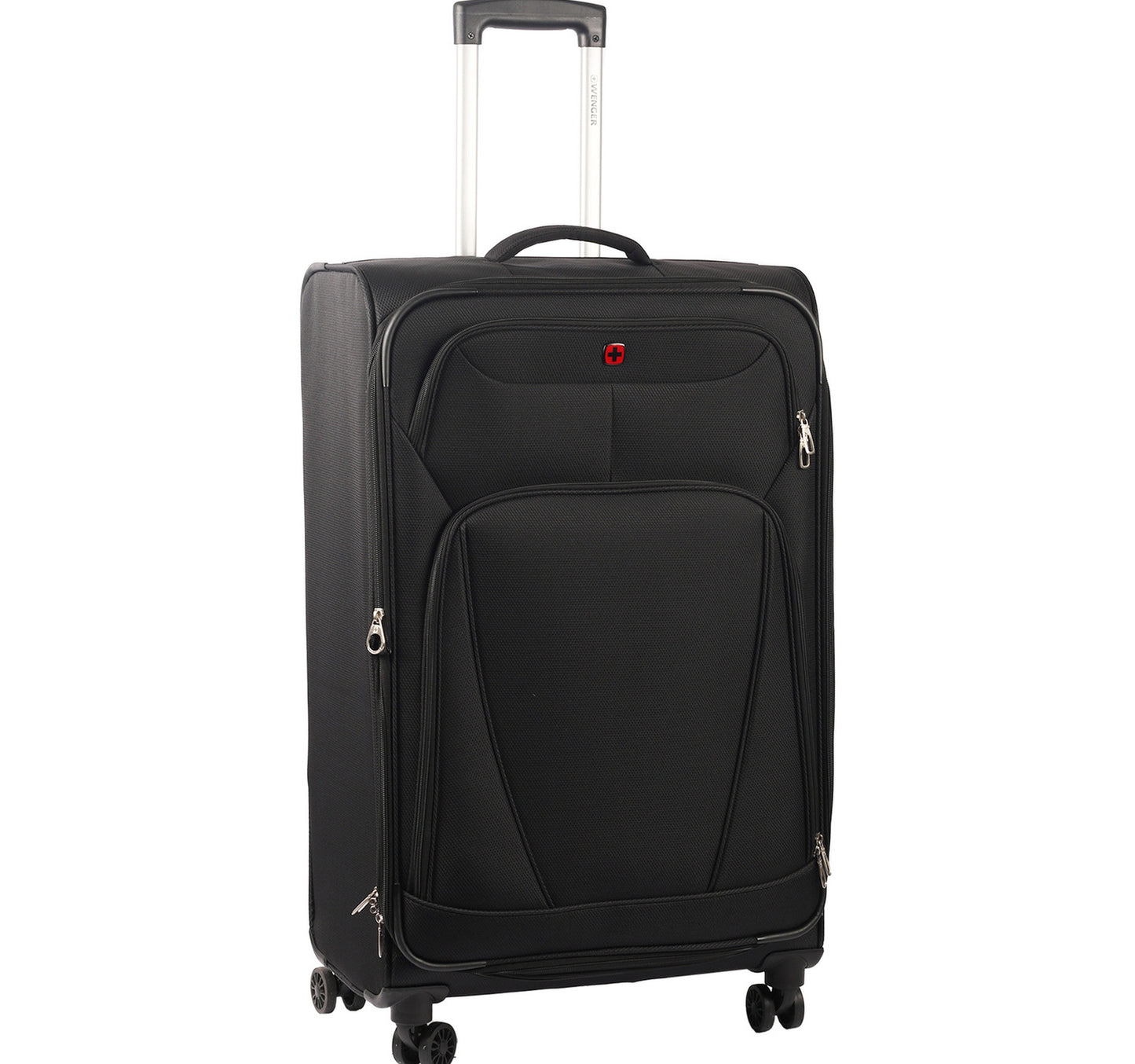 Wenger Beaumont 4 Wheel Soft Trolley, 56 cm, Black