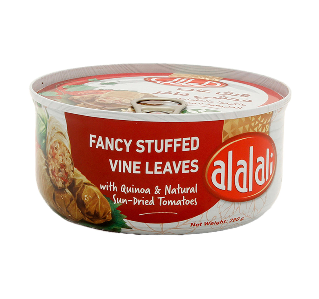 Al Alali Fancy Stuffed Vine Leaves With Quinoa & Natural Sun-Dried Tomatoes 280 g