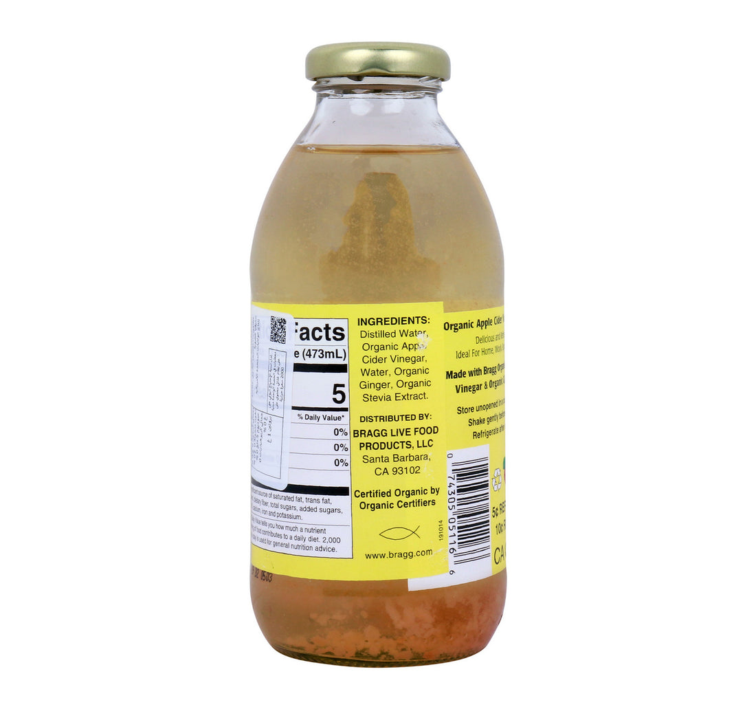 Bragg Organic Apple Cider Vinegar & Ginger Spice Drink 473 ml