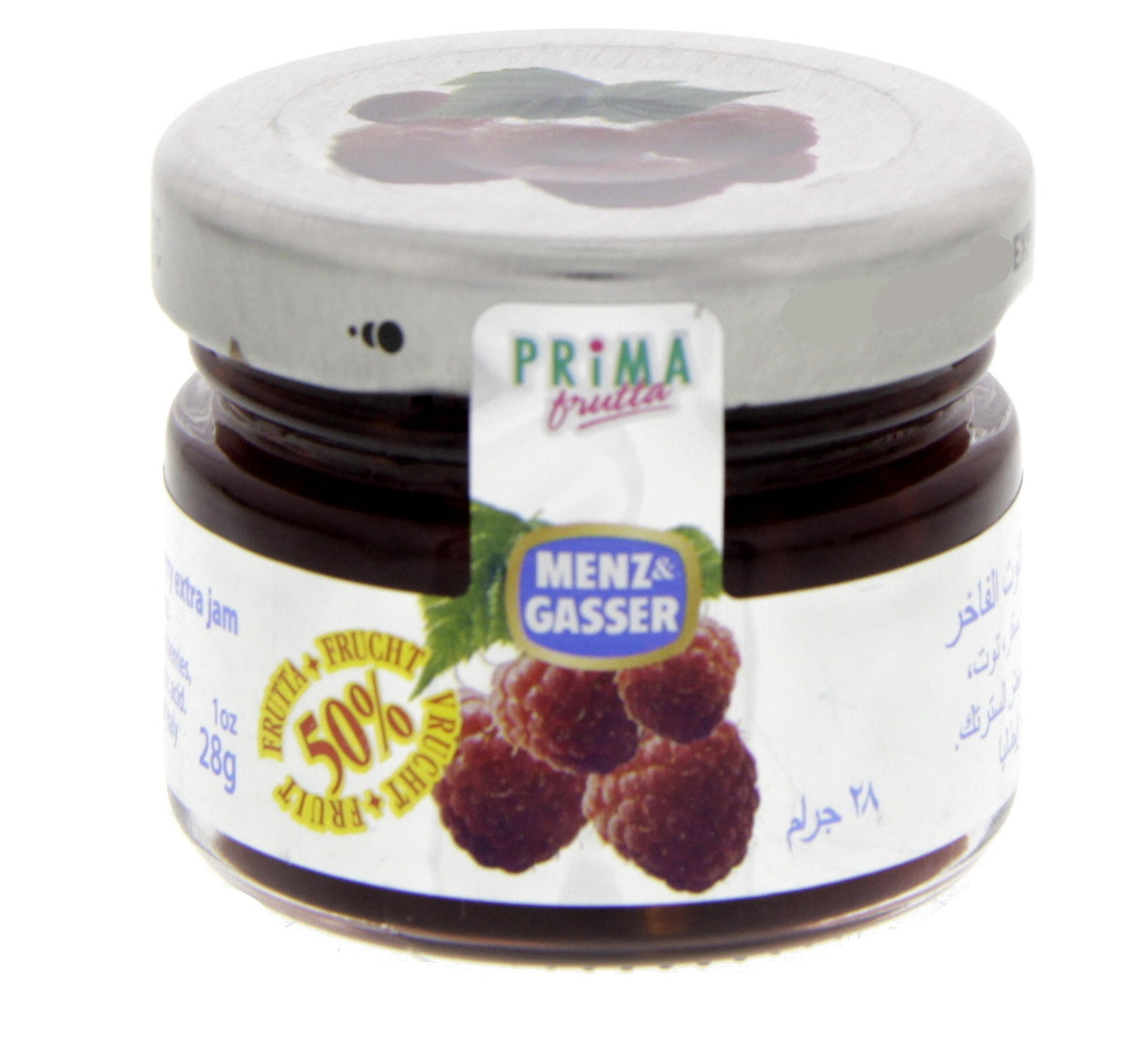 Menz & Gasser Raspberry Extra Jam 28 g
